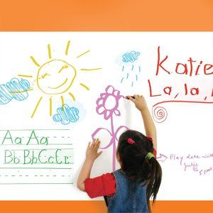 79” Home School whiteboard wall decal - kids play